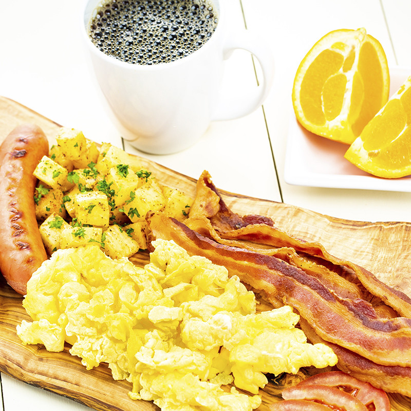 Golden Buffet-Style Hot Breakfast