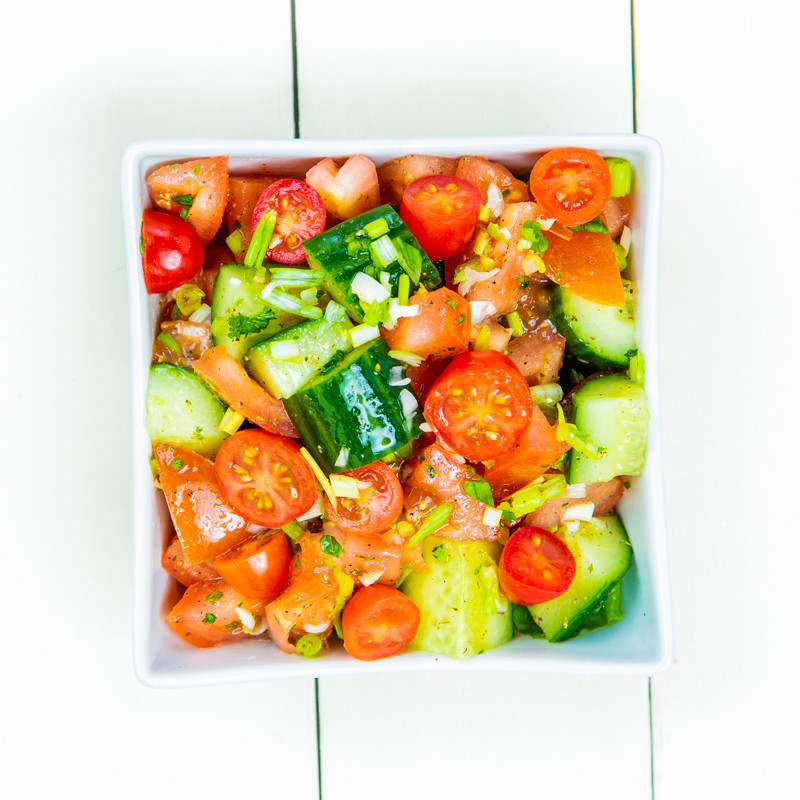 Tomato & Cucumber Salad