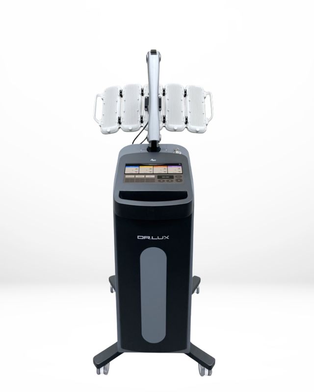 LuxLED – système professionnel de photobiostimulation LED avec panneaux lumineux articulés