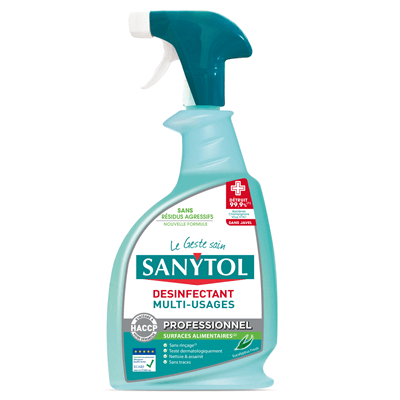 SANYTOL professionnel nettoyant désinfectant multi-usages 750ml