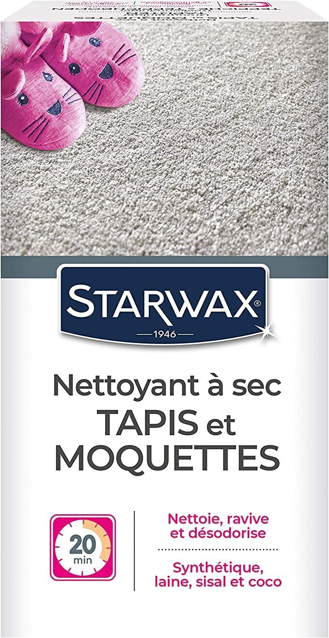 STARWAX nettoyant à sec tapis et moquette 500g