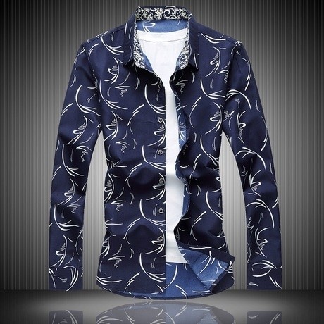 Men Branded Shirt Long Sleeve
