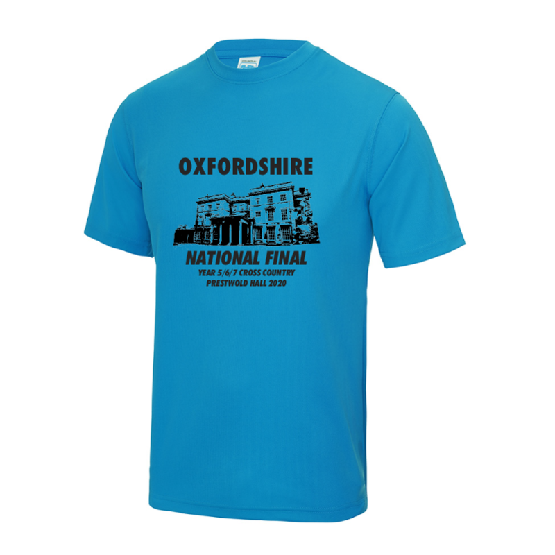 Oxfordshire Team National Schools XC Final T-Shirt