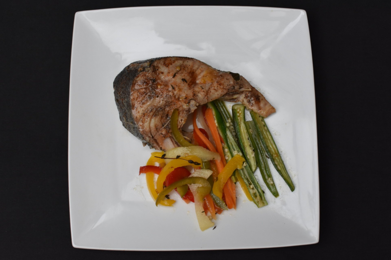 1.	Nancy's Special - Steamed Coley with Okra