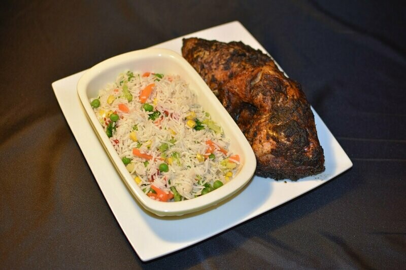 18. Nancy's Large Jerk Meal for 2 With Seasoned Rice