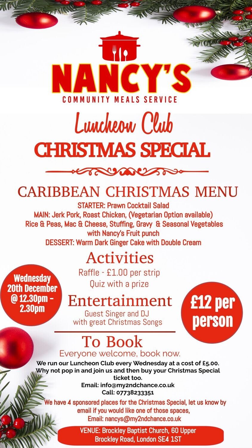 NCMS Christmas Special - Luncheon Club