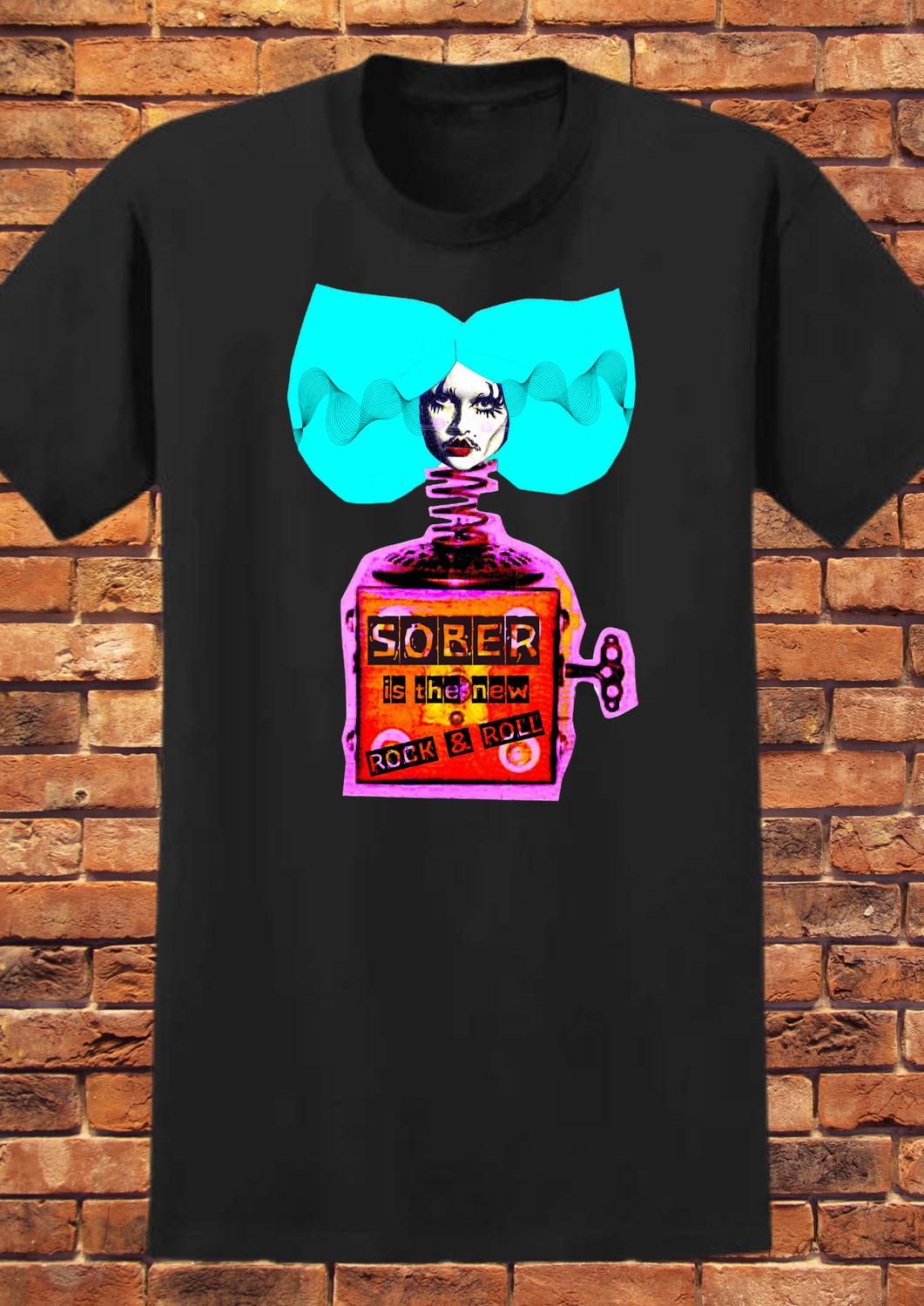 "Sober is the New Rock'n'Roll" T-shirt - Unisex