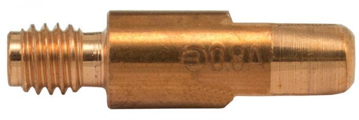 MB25 Aluminium Contact Tip 0.8mm (Thread 6mm)spool gun