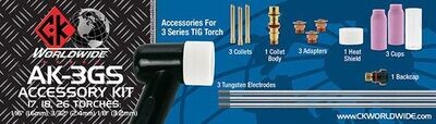 AK-3GS Complete Gas Saver Kit 1.6, 2.4 3.2mm for CK17,18,26