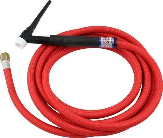 ck17 4m air cooled tig torch flexi head no sheath 3/8bsp