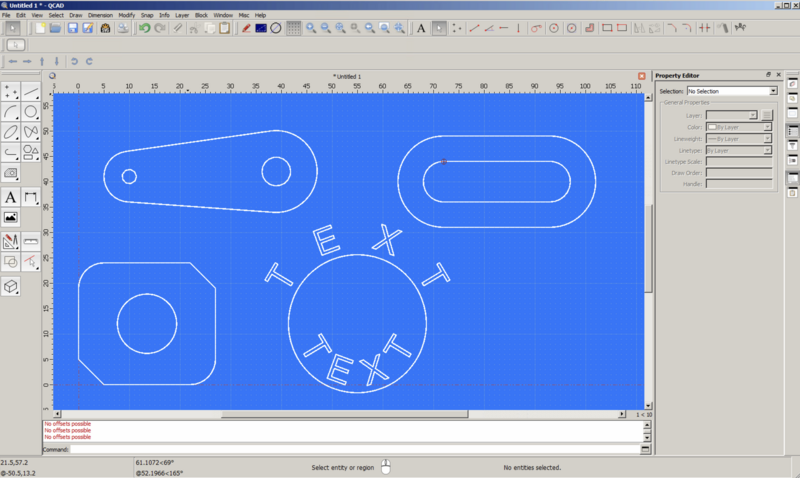 2D Cad software Qcad Professional USB