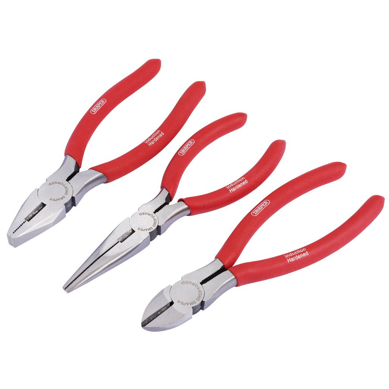 Pliers Set with PVC Dipped Handles, 160mm (3 Piece)