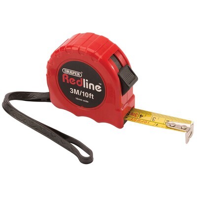 Metric/Imperial Measuring Tape, 3m/10ft