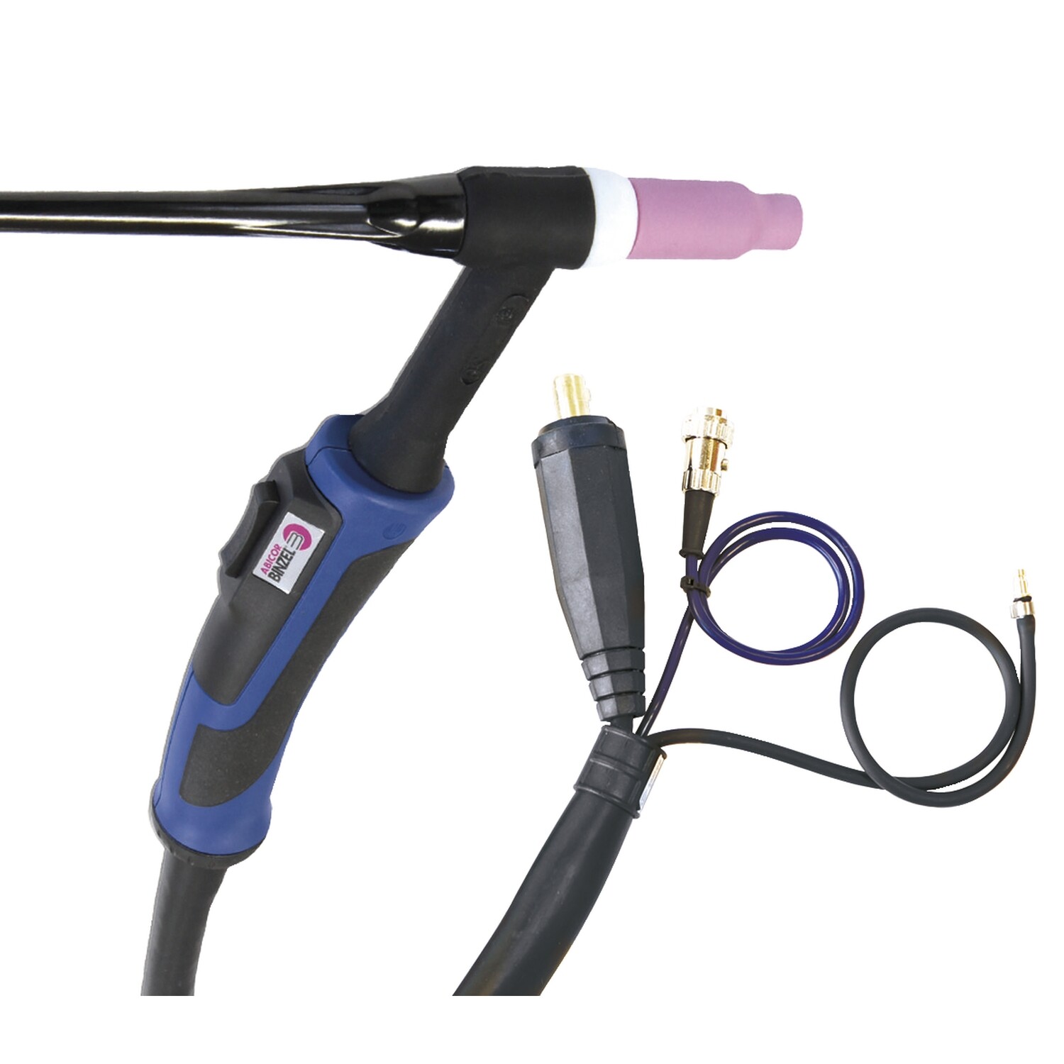 TIG TORCH GRIP SR17DB - 4M - AIR - CONNEC 35/50 + 3p DIN