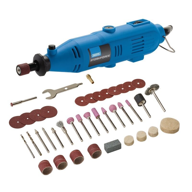 draper storm force 230v rotary multi-tool kit