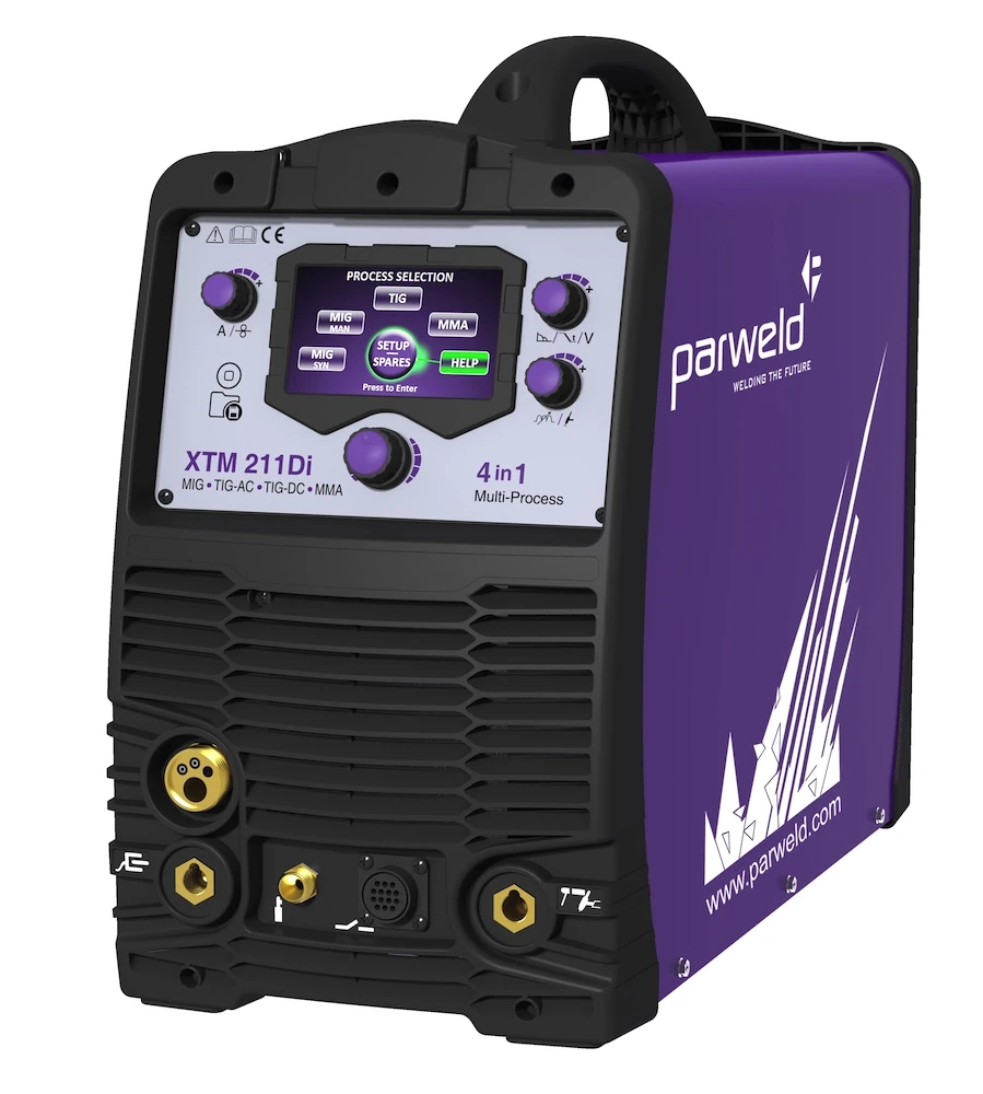parweld xtm 211di-p2 4 in 1 multi-process inverter welder