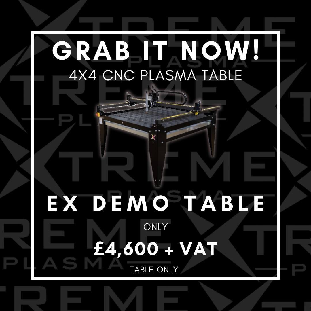 4x4 Ex-Demo CNC Plasma Cutting Table Kit