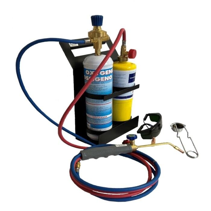 Weldgas Pro+ &quot;Oxyturbo Style&quot; Portable Gas Brazing and Heating Kit