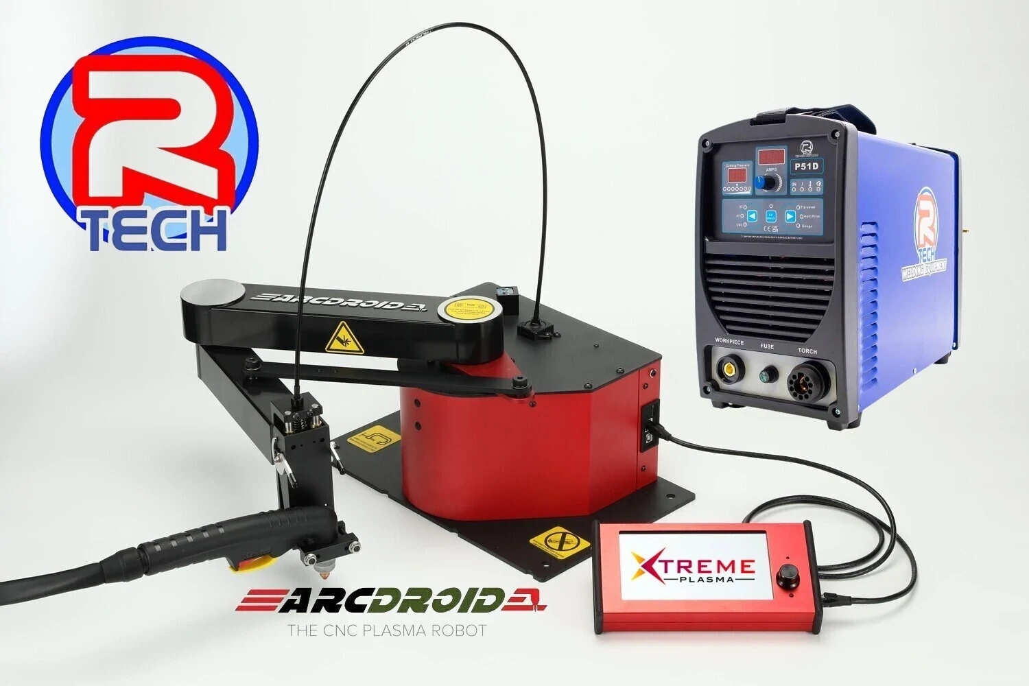 Arcdroid CNC Plasma Robot & R-Tech P51D Plasma Cutter Combo