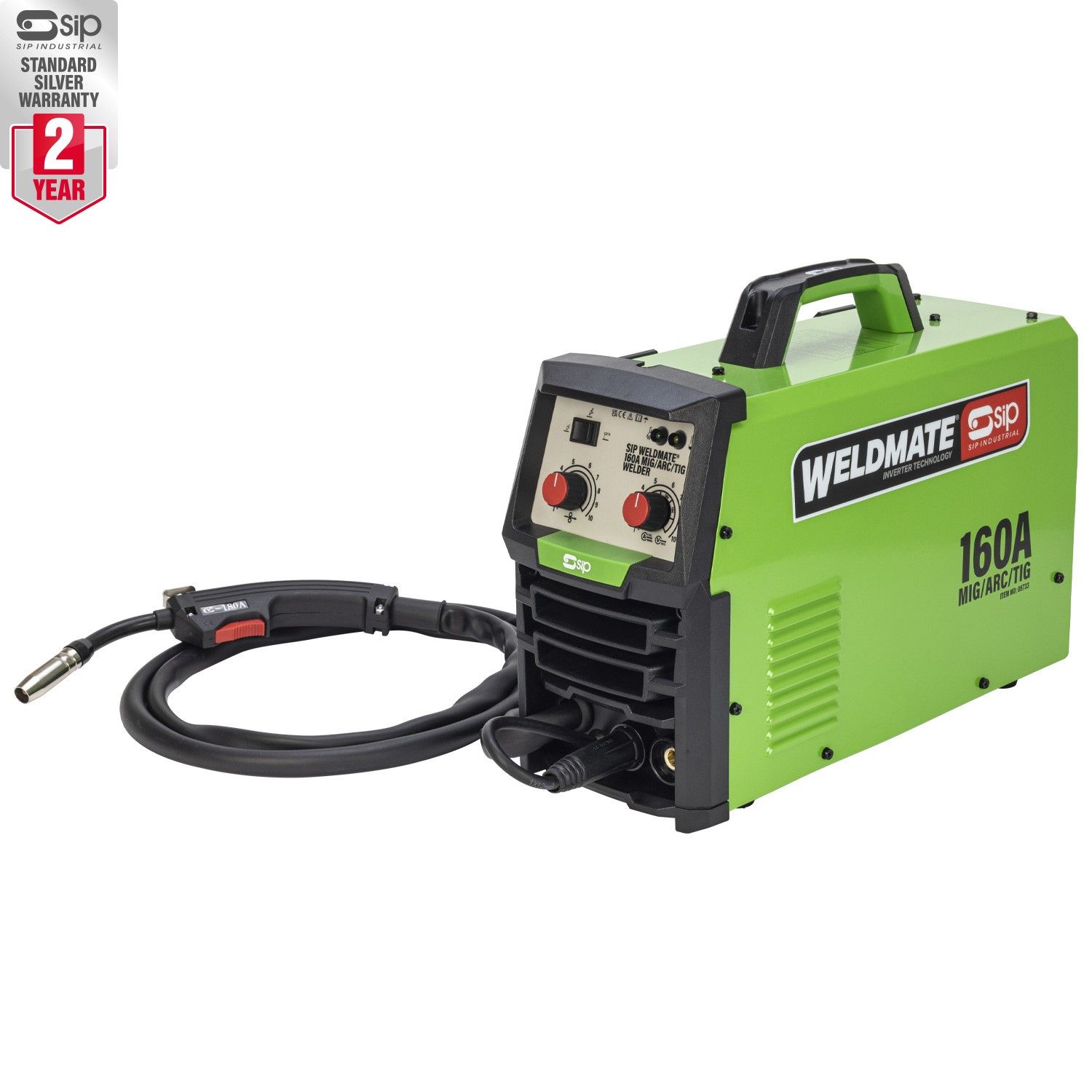 sip weldmate 160a mig arc tig welder