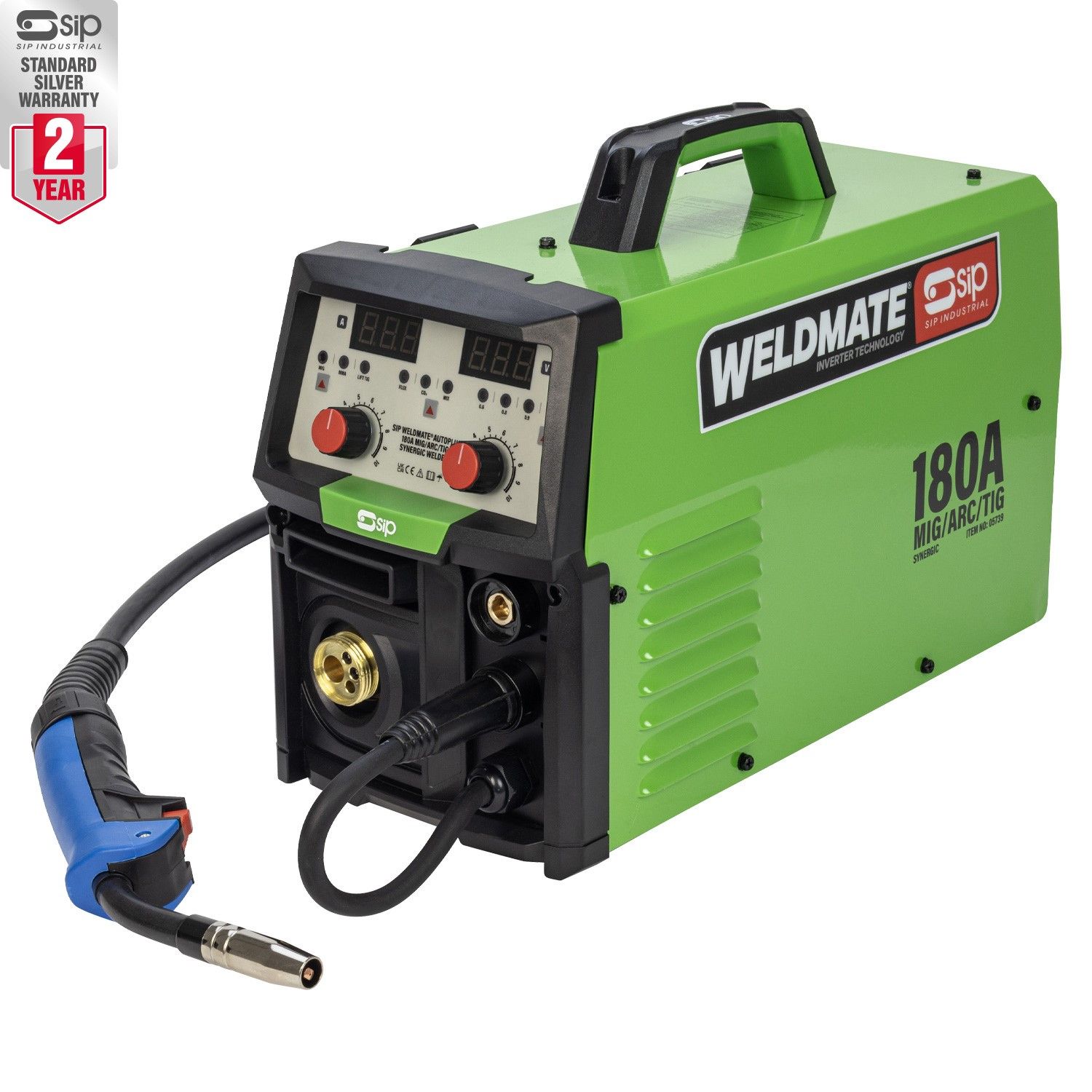 sip weldmate autoplus 180a mig arc tig welder