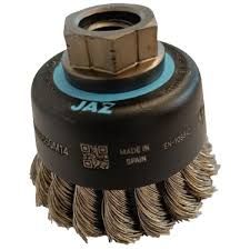 Wire Brush Cup Brush Twisted Knot 65mm x M14