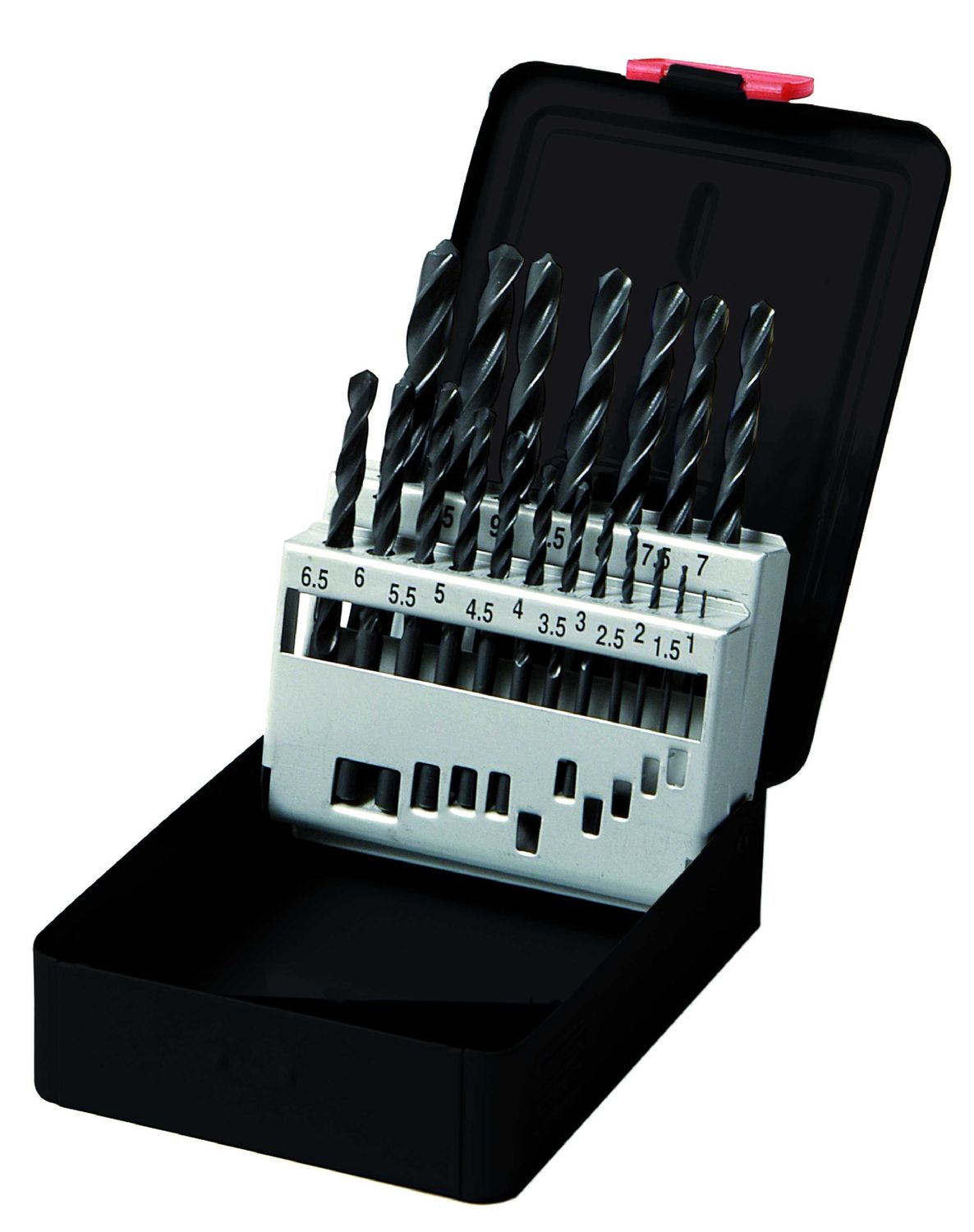 drills 1-10 x .5mm hss rolled jobber drill 19pcs set