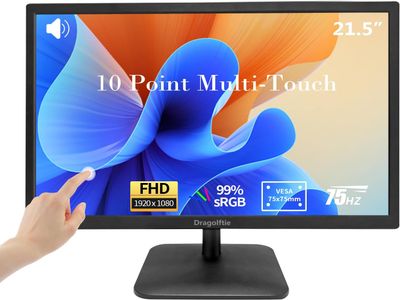 Touchscreen Computer Monitor 21.5 Inch FHD