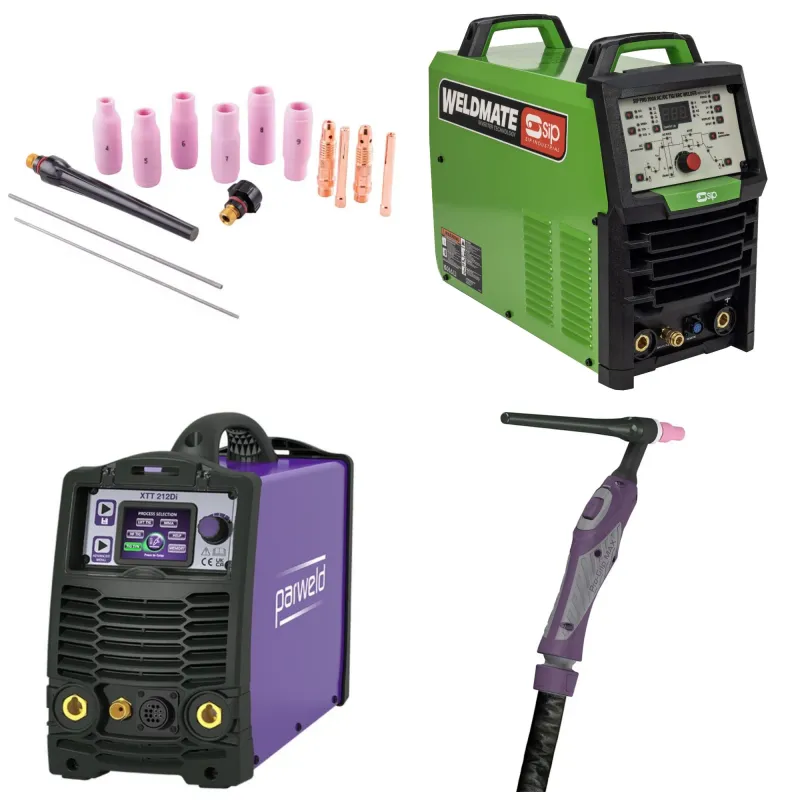 Tig welder and consumables