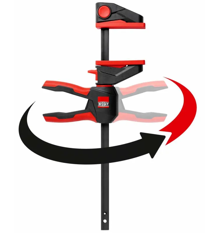 BESSEY One-Handed Clamp with Rotating Handle Grip - 150mm - EZ360-15