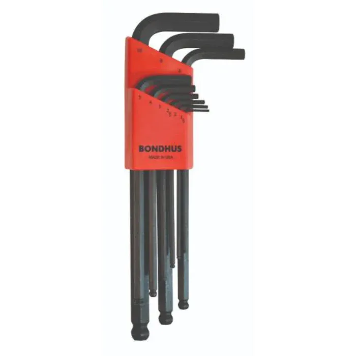BONDHUS BLX9M BallEnd Hex Key 9pcs Set
