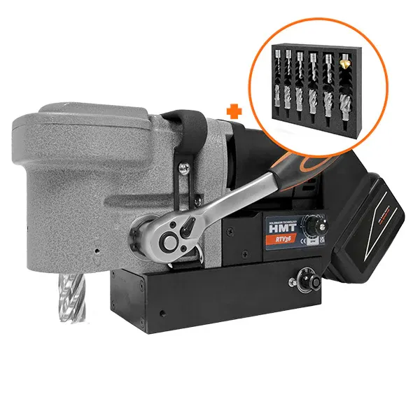RTV36 Cordless Low Profile Mag Drill + FREE Broaching Set (JS25-805046)