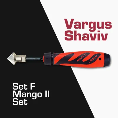 Vargus Shaviv Set F Countersink Mango II Deburring Set