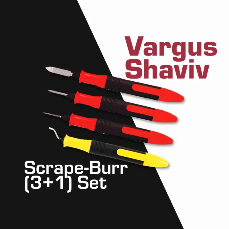 Vargus Shaviv Scrape-Burr (3+1) Deburring Set