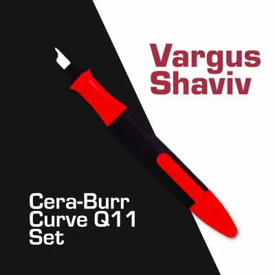 Vargus Shaviv Cera-Burr Curve Q11 Deburring Set