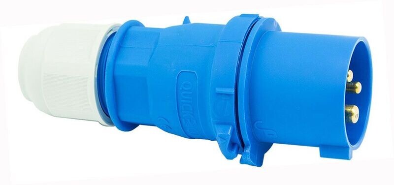 industrial power plug 240v 16amp