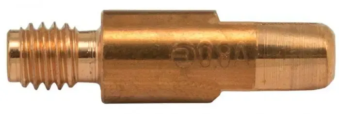 MB25 Aluminium Contact Tip 0.8mm (Thread 6mm)spool gun