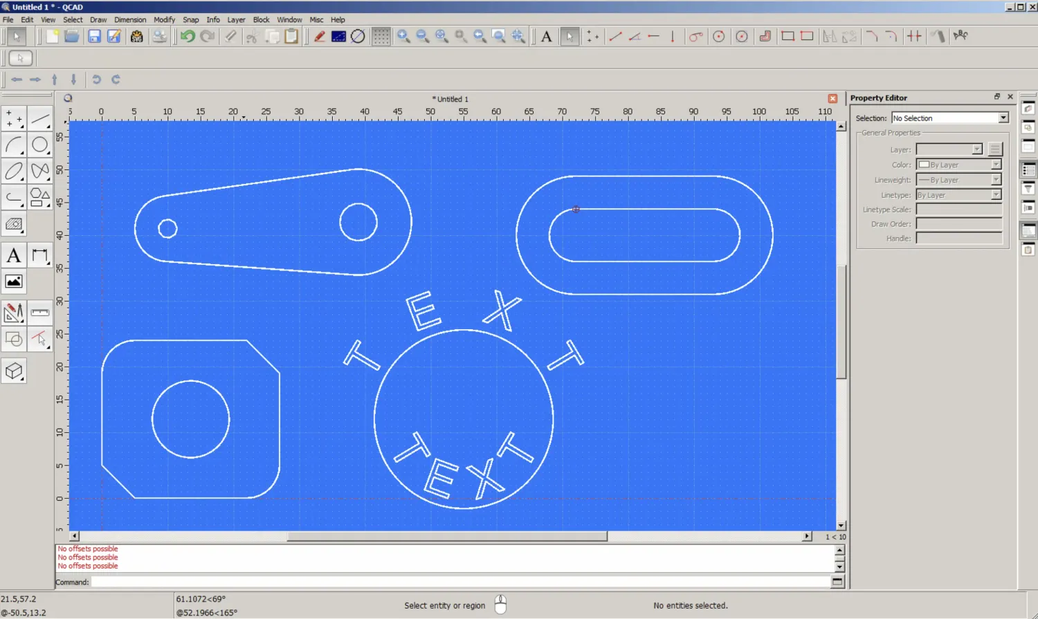 2D Cad software Qcad Professional USB (A)