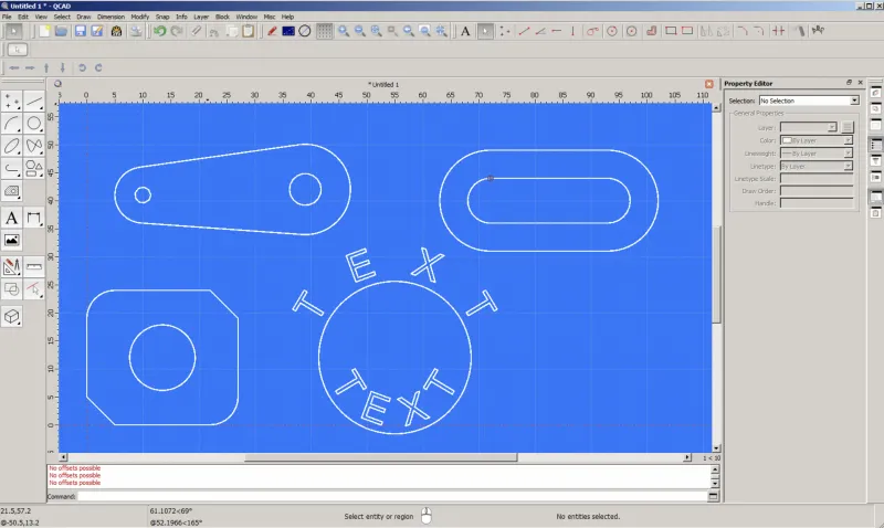 2D Cad software Qcad Professional USB (A)