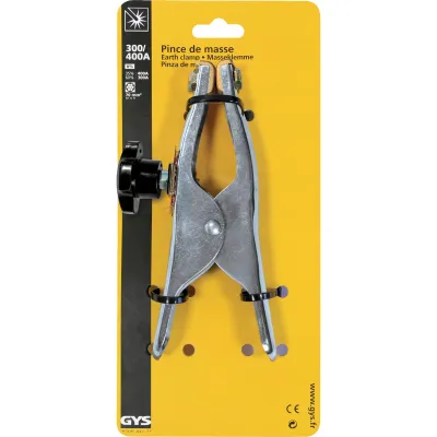 EARTH CLAMP CROCO T400.70 (400A / 70mm² / BRAIDED) - on card