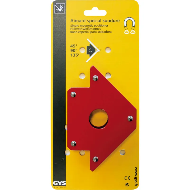 Magnetic positionner special for welding (blister)