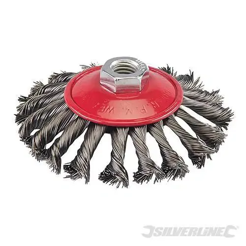 Steel Twist-Knot Brush 115mm