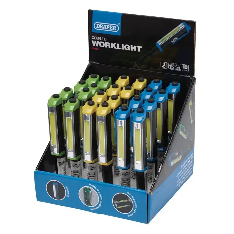 LED Aluminium Pocket Torch, 3W, 3 x AAA Batteries