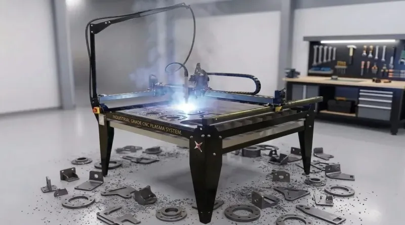 CNC Plasma Cutting Table Quote image of the xtreme 4x4 plasma table