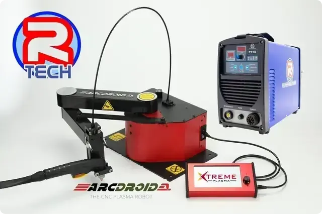 Arcdroidcnc plasma robot with the r-tech p51d plasma cutter bundle