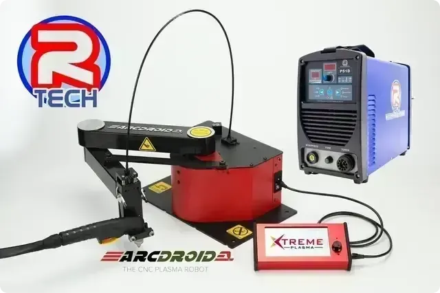 ArcDroid CNC Plasma Robot &amp; R-Tech P51D Plasma Cutter Combo