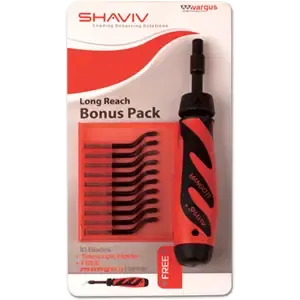 Vargus Shaviv Mango II Bonus Pack 10 E100 + Free Handle