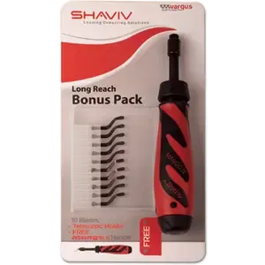 Vargus Shaviv Mango II Bonus Pack 10 B10 + Free Handle Vargus Shaviv Mango II Bonus Pack 10 B10 + Free Handle