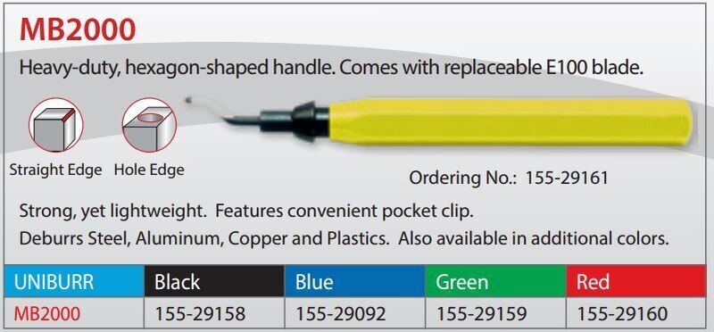 mb2000 black handle