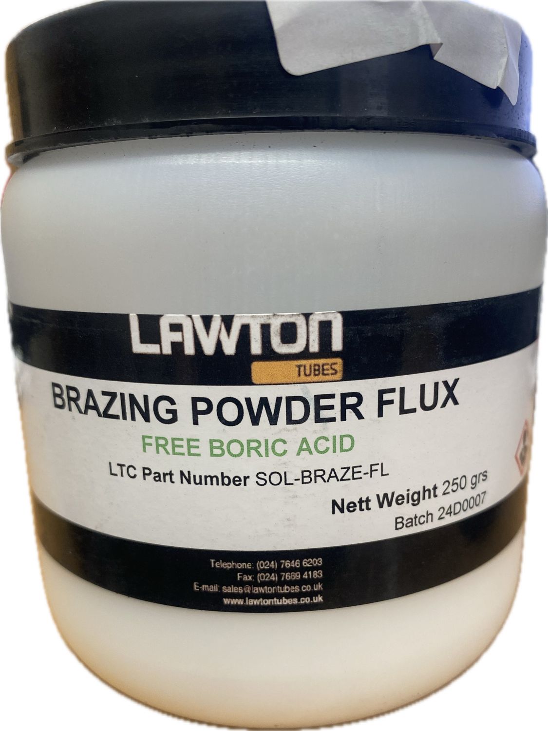 Lawton brazing powder flux